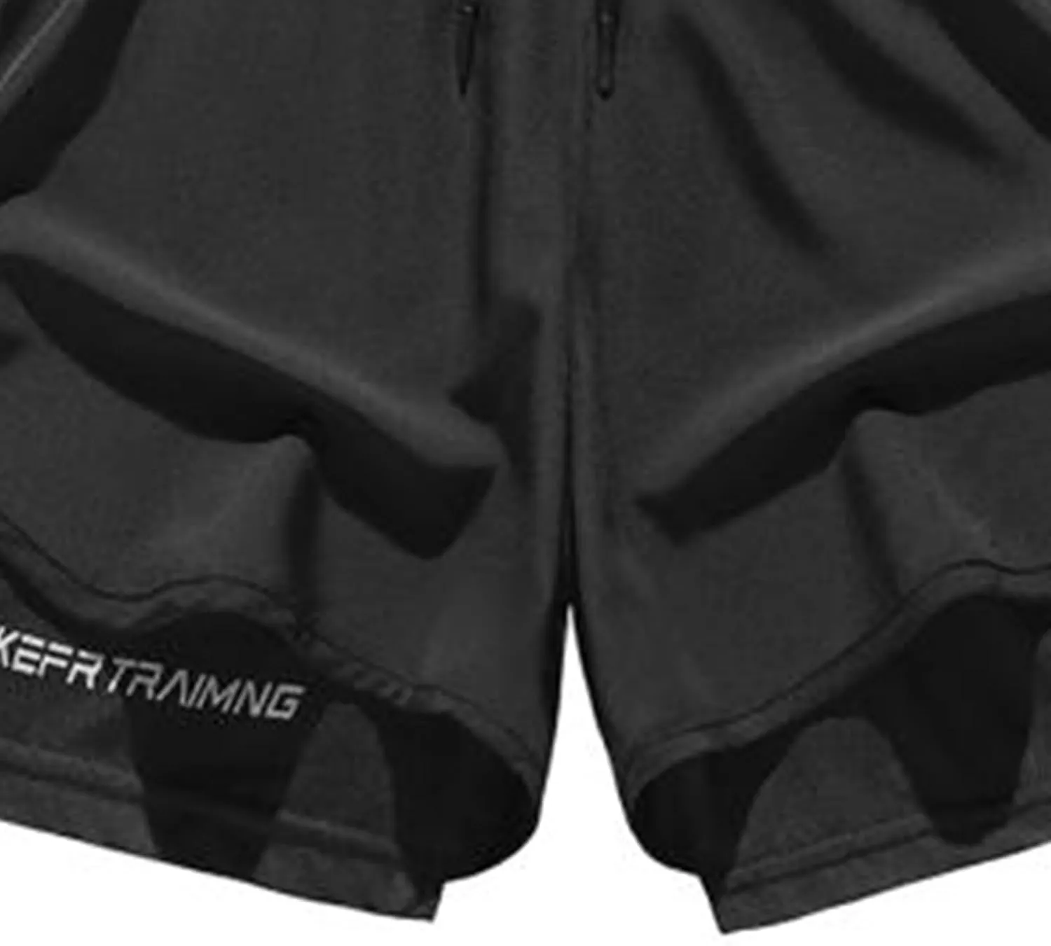 Mens 5" Gym Running Shorts Elastic Drawstring Waist Sweat-Shorts 2 in 1 Quick Dry Workout Athletic Short Pants