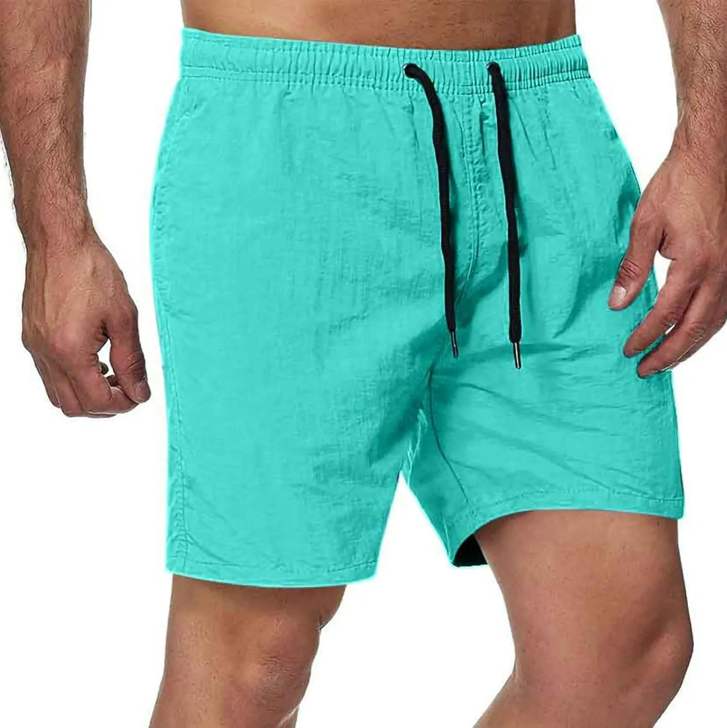 Mens Athletic Shorts 5 Inch Inseam Quick Dry Swim Shorts Workout Running Gym Short with Pocket Lightweight No Liner