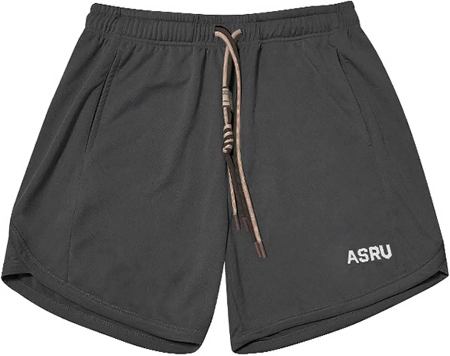 Men's Athletic Shorts Baggy Quick Dry Gym Workout Running Hiking Short Pant 2025 Drawstring Elastic Waist Track Pants