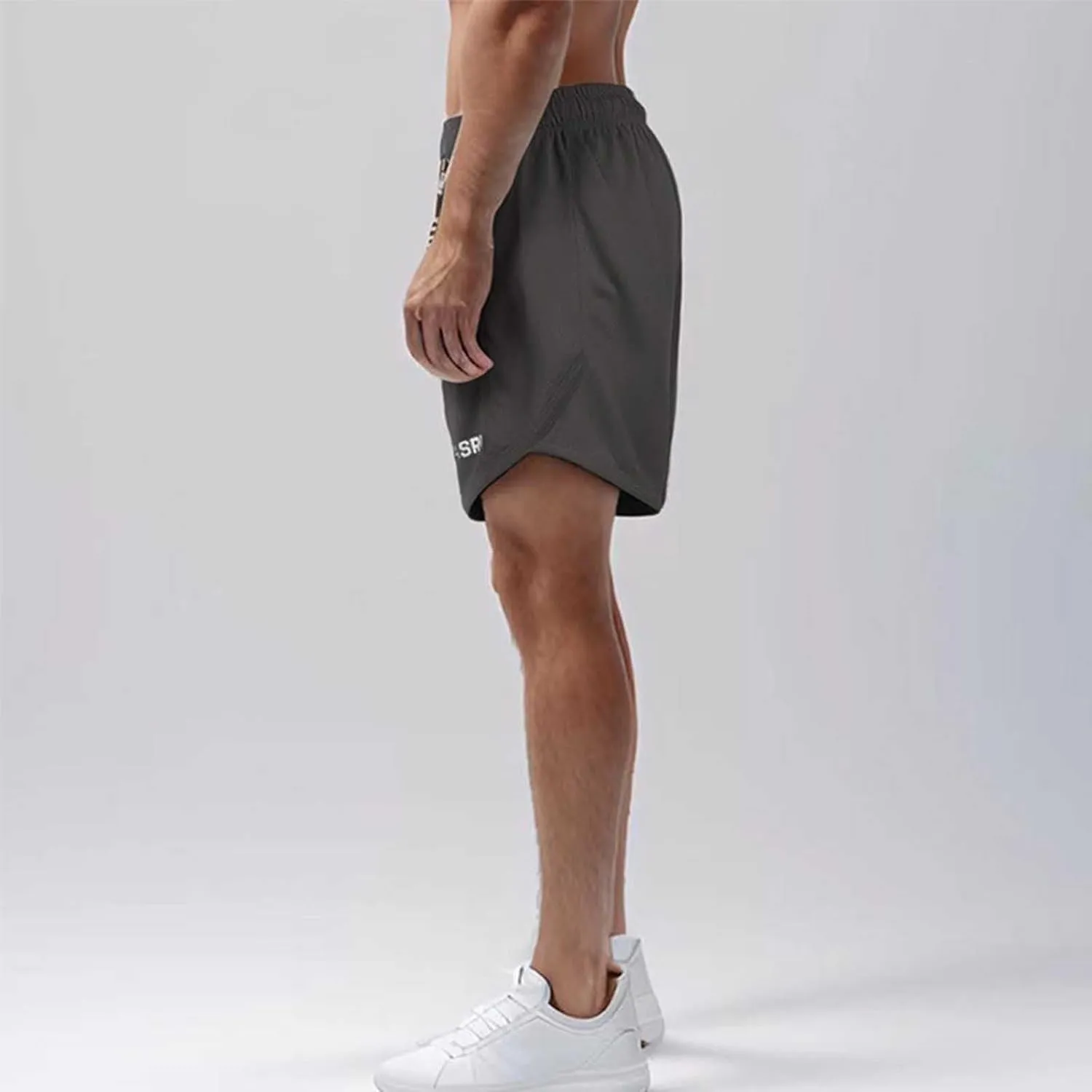 Men's Athletic Shorts Baggy Quick Dry Gym Workout Running Hiking Short Pant 2025 Drawstring Elastic Waist Track Pants