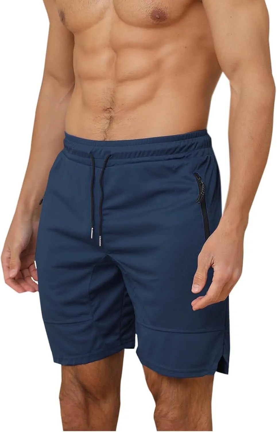 Mens Athletic Shorts Outdoor Sports Basketball Shorts Soft Casual Lightweight Quick Dry Short Shorts with Pockets