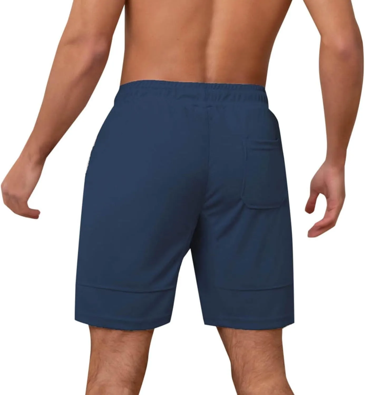 Mens Athletic Shorts Outdoor Sports Basketball Shorts Soft Casual Lightweight Quick Dry Short Shorts with Pockets