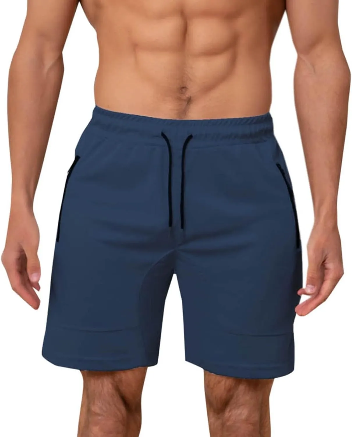 Mens Athletic Shorts Outdoor Sports Basketball Shorts Soft Casual Lightweight Quick Dry Short Shorts with Pockets