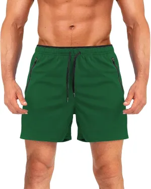 Mens Athletic Shorts Quick Dry Breathable Loose Fit Hiking Workout SweatShorts Elastic Waist Drawstring Summer Shorts