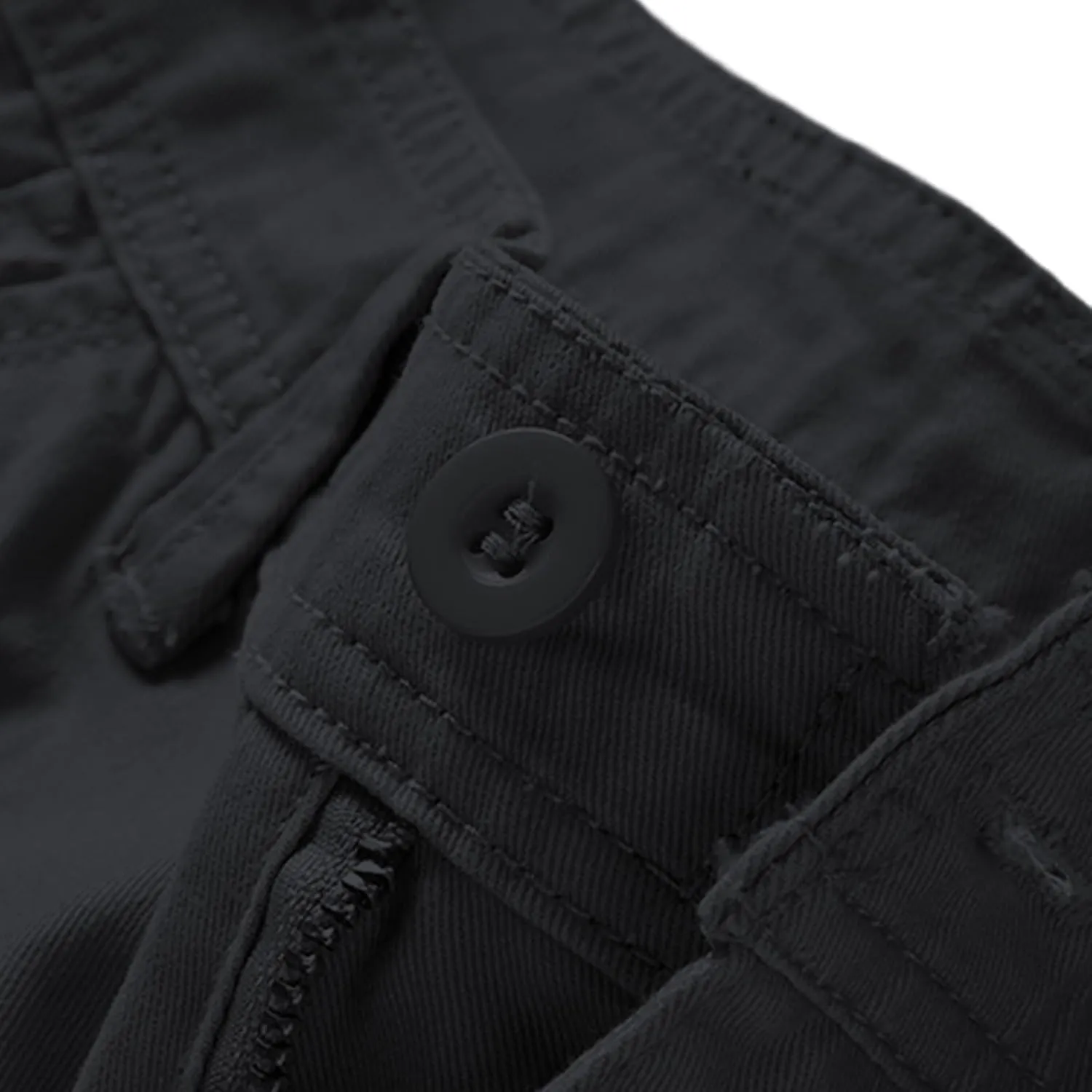 Mens Big and Tall Casual Loose Cargo Sports Five Shorts Elastic Waist Quick Dry Shorts with Multi Pockets