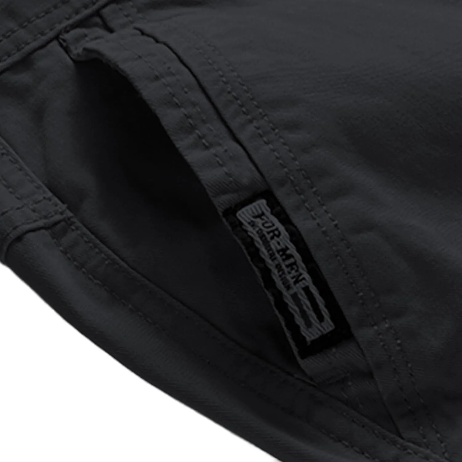 Mens Big and Tall Casual Loose Cargo Sports Five Shorts Elastic Waist Quick Dry Shorts with Multi Pockets