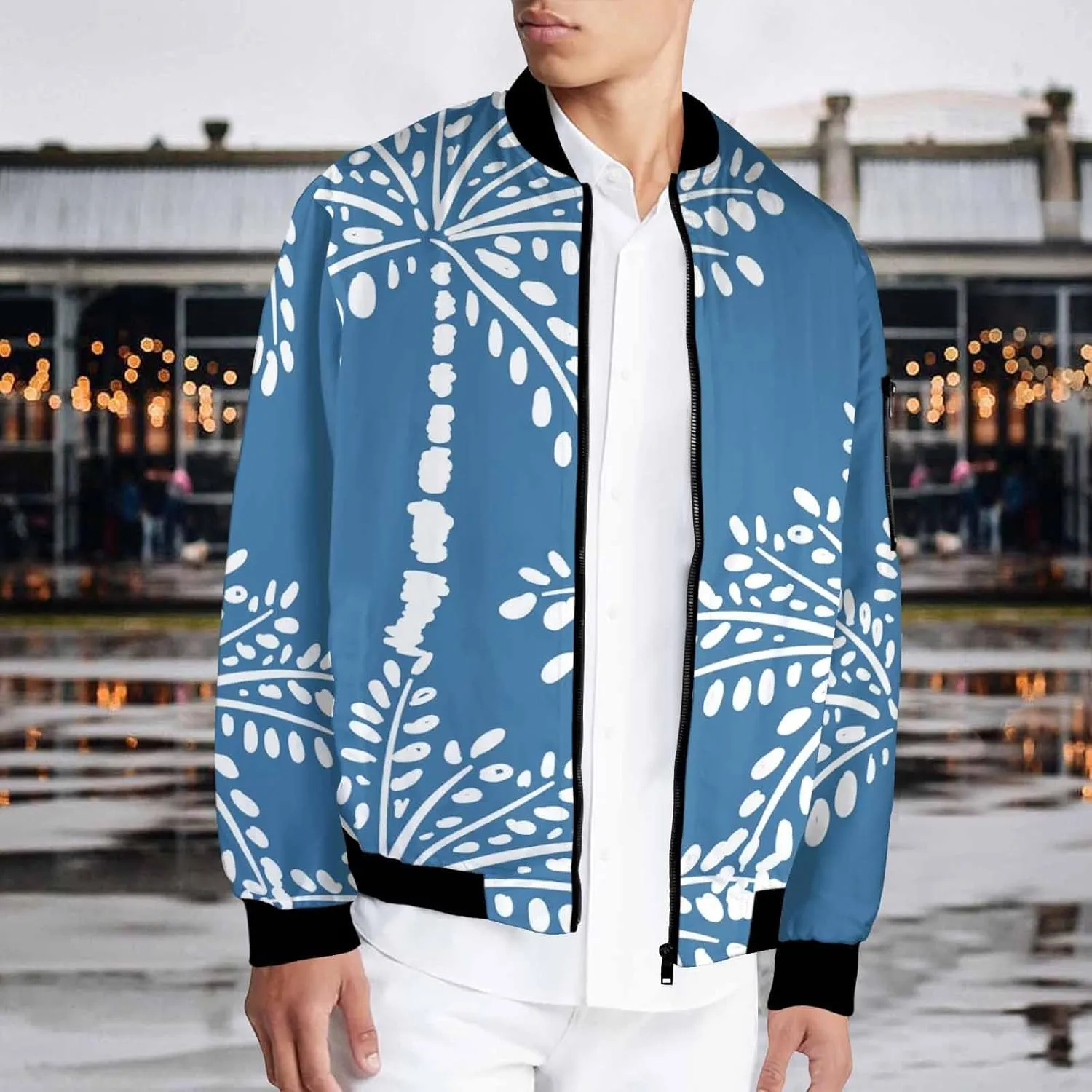 Mens Bomber Jacket Vintage Style Bomber Jacket Men Men's Casual Varsity Jacket Vintage Lightweight Bomber Jackets