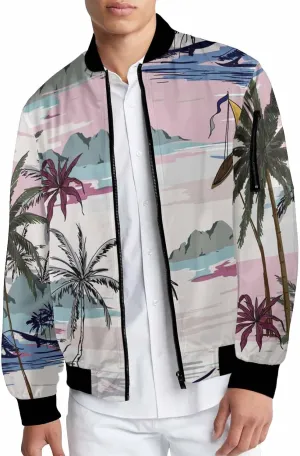Mens Bomber Jacket Vintage Style Bomber Jacket Men Men's Casual Varsity Jacket Vintage Lightweight Bomber Jackets