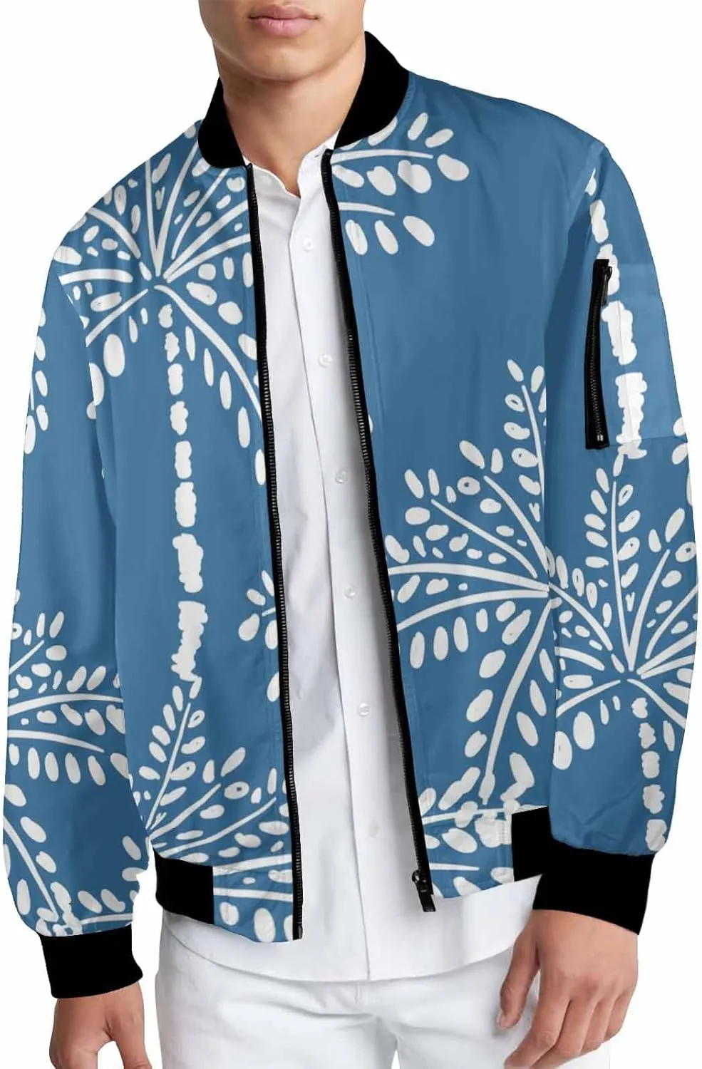 Mens Bomber Jacket Vintage Style Bomber Jacket Men Men's Casual Varsity Jacket Vintage Lightweight Bomber Jackets