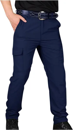 Men's Cargo Pants Outdoor Active Quick Dry Camping Fishing Pants Workout Regular Straight Stretch Pants With Multi Pockets