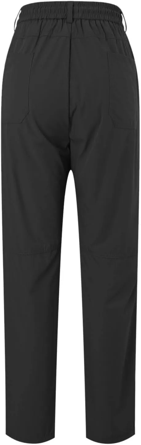 Mens Cargo Pants Plus Size Relaxed fit Stretchy Casual Hiking Pants Elastic Waist Drawstring Multi-Pocket Work Pants