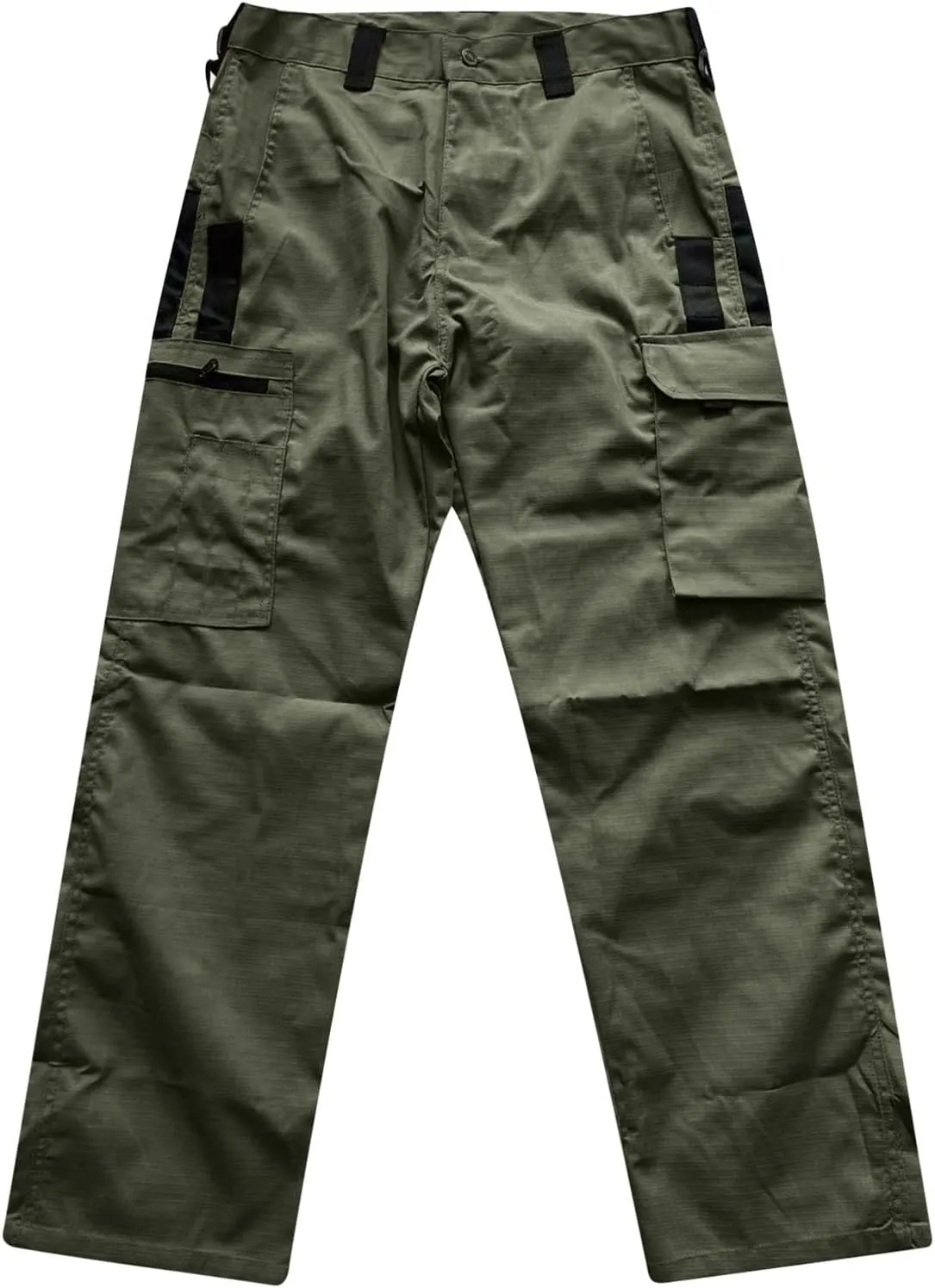 Mens Cargo Pants Water Resistant Relaxed Fit Hiking Work Pants Multi Pockets Baggy Camo Stretch Tactical Trousers