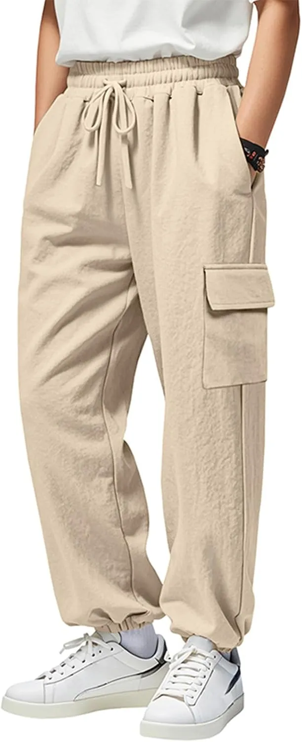 Mens Cargo Work Pants, Ripstop Stretch Tactical Pants, Outdoor Water Resistant Hiking Pants