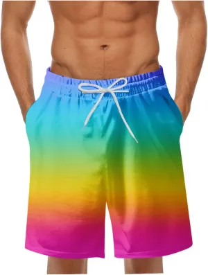 Men's Casual Cotton Linen Shorts Flat Front Short Pant Regular Fit Pants Workout Jogging Beach Shorts Breeches