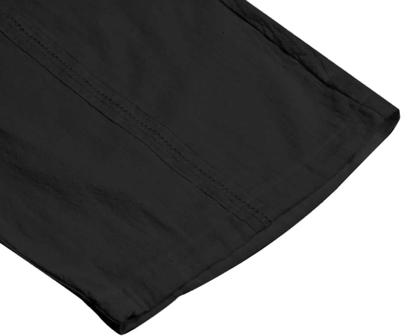 Men's Cotton Linen Lounge Shorts 3/4 Length Drawstring Waist Baggy Capri Pants for Summer Casual Sport
