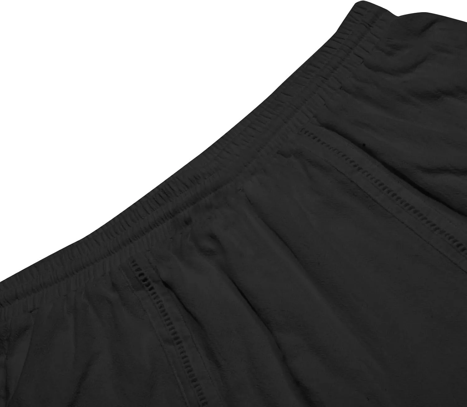 Men's Cotton Linen Lounge Shorts 3/4 Length Drawstring Waist Baggy Capri Pants for Summer Casual Sport
