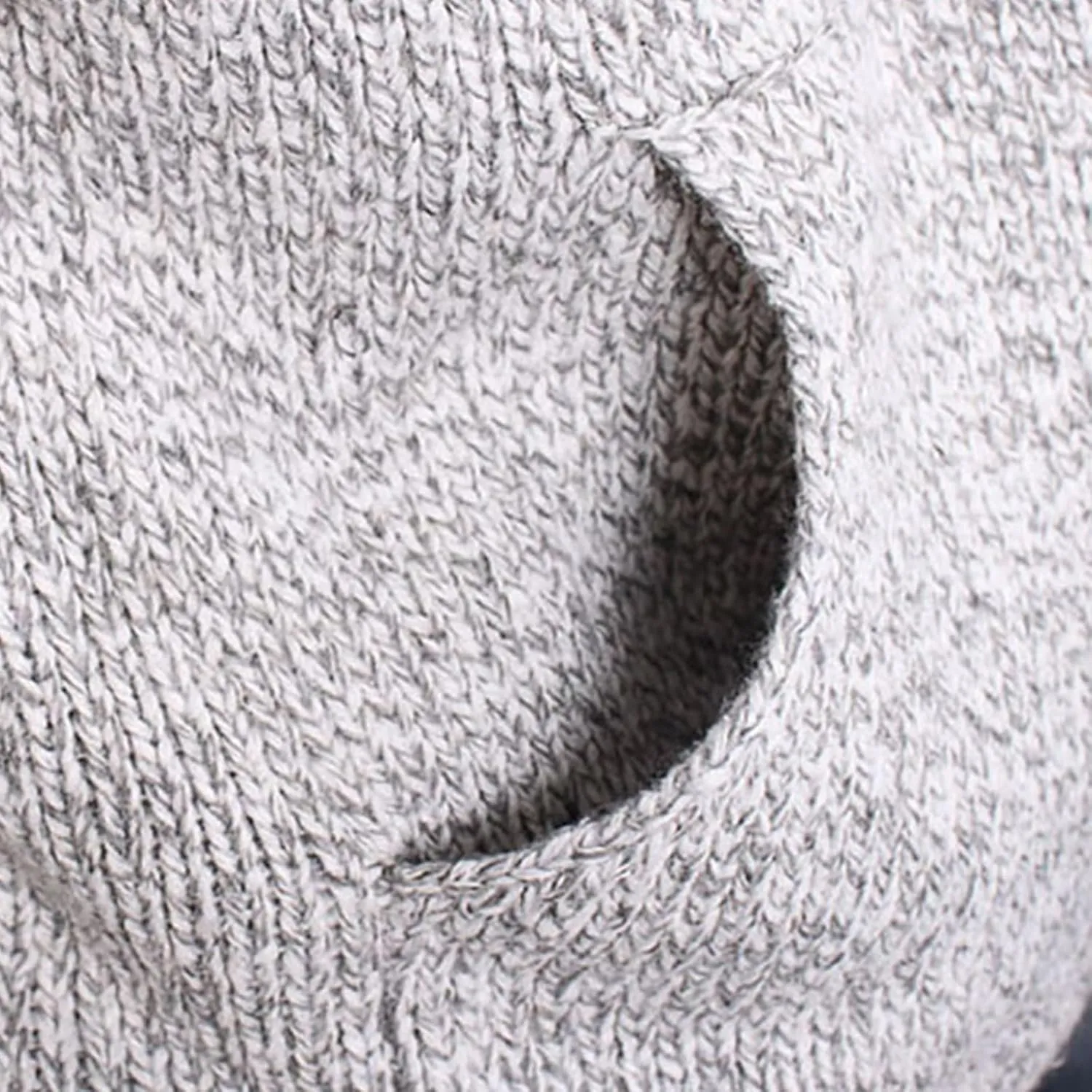 Men's Fleece Lined Hooded Sweater Jacket Coats Full Zip Winter Warm Knitted Jackets with Pockets