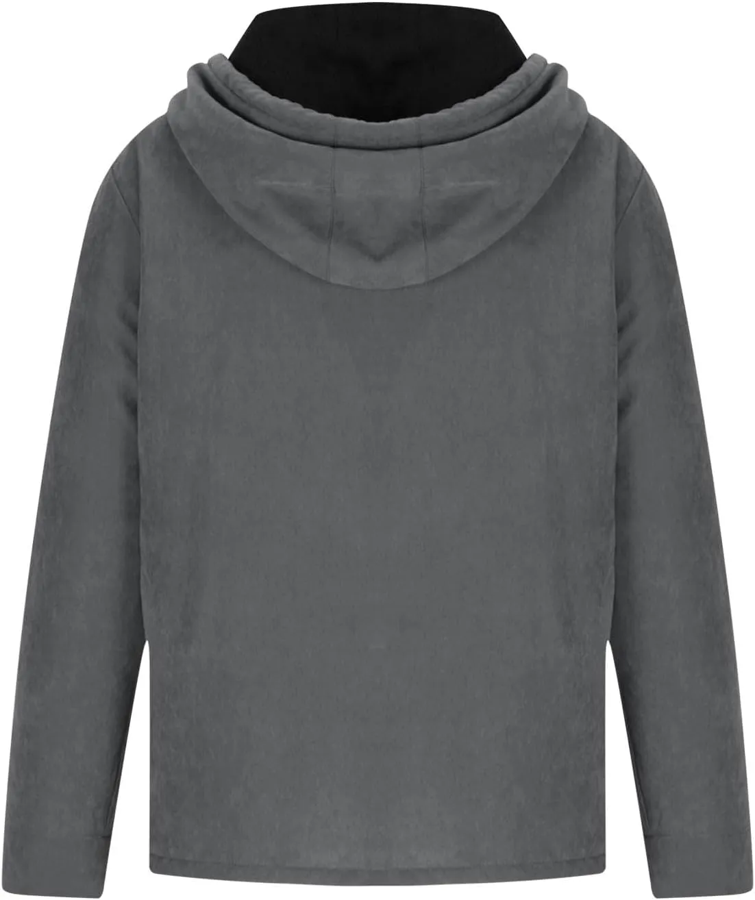 Men's Fleece Lined Hooded Winter Jackets Coats Thicken Warm Hoodie Sweatshirt Jacket with Multi Pockets
