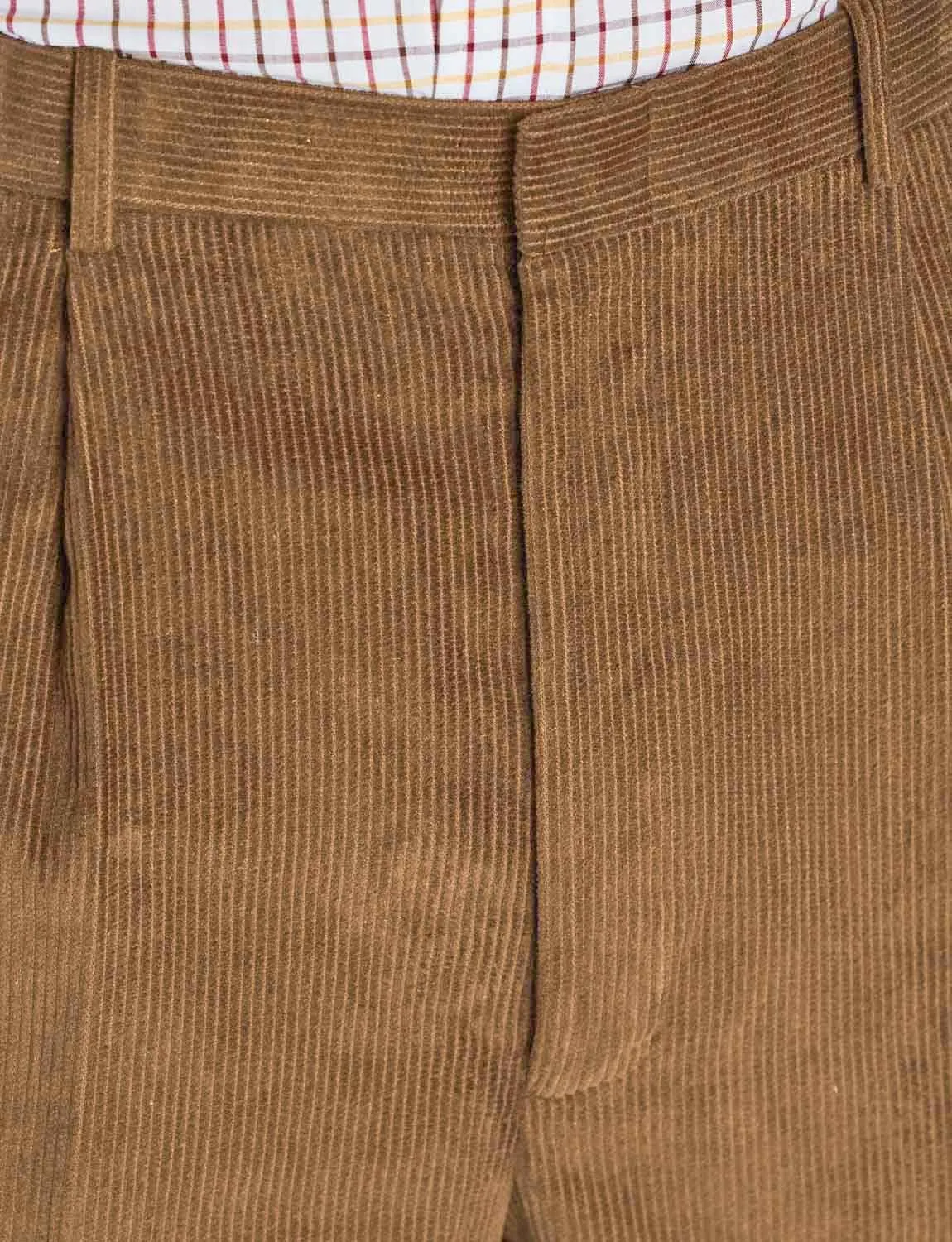 Men's HIGH-Rise Pants Luxury Cotton Corduroy Trousers