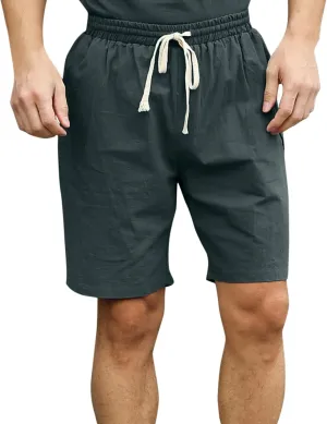 Mens Hiking Cargo Shorts Elastic Waist Short Pant Muscle Fit Bodybuilding Training Shorts Men Hiking Shorts