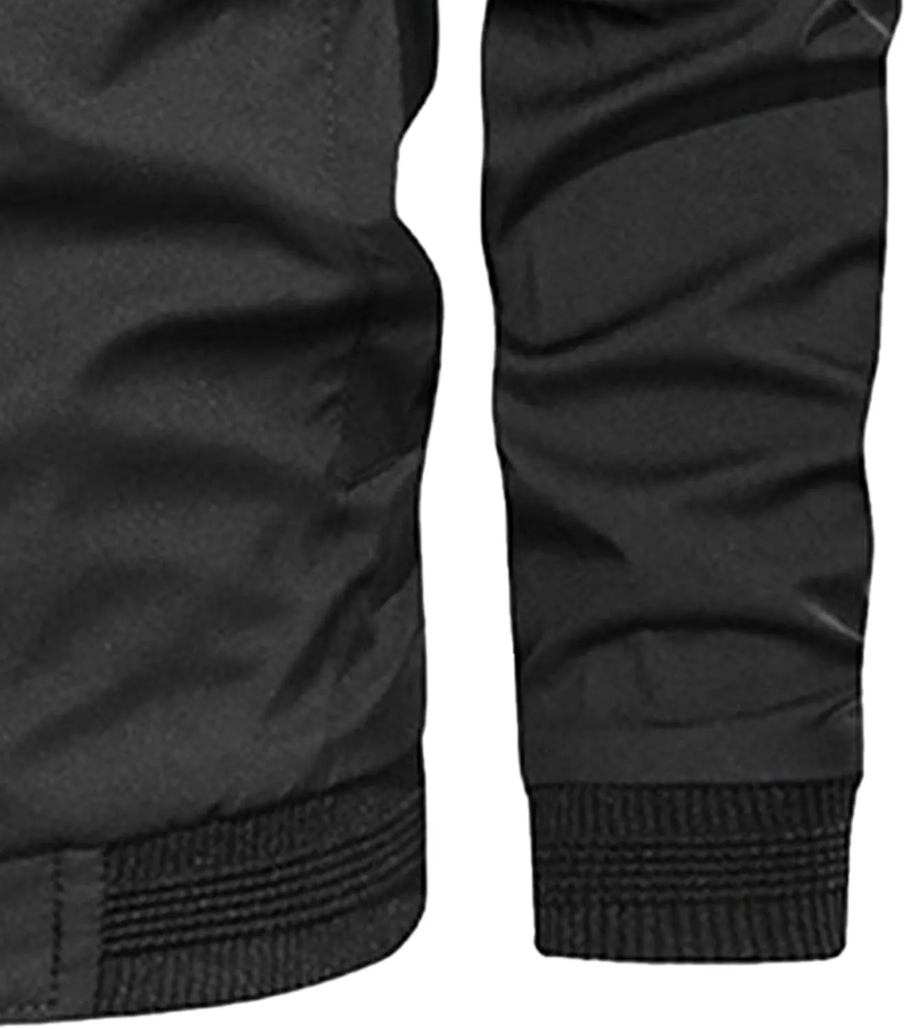 Men's Lightweight Baseball Bomber Jacket Full Zip Stand Collar Varsity Jackets Windproof Outdoor Windbreaker