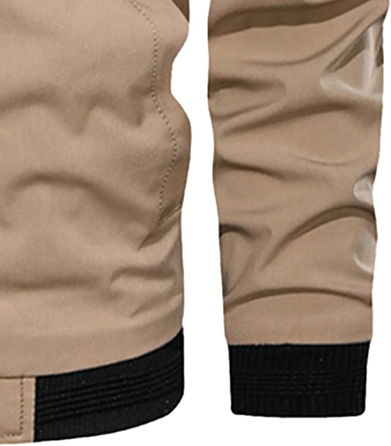 Men's Lightweight Baseball Bomber Jacket Full Zip Stand Collar Varsity Jackets Windproof Outdoor Windbreaker