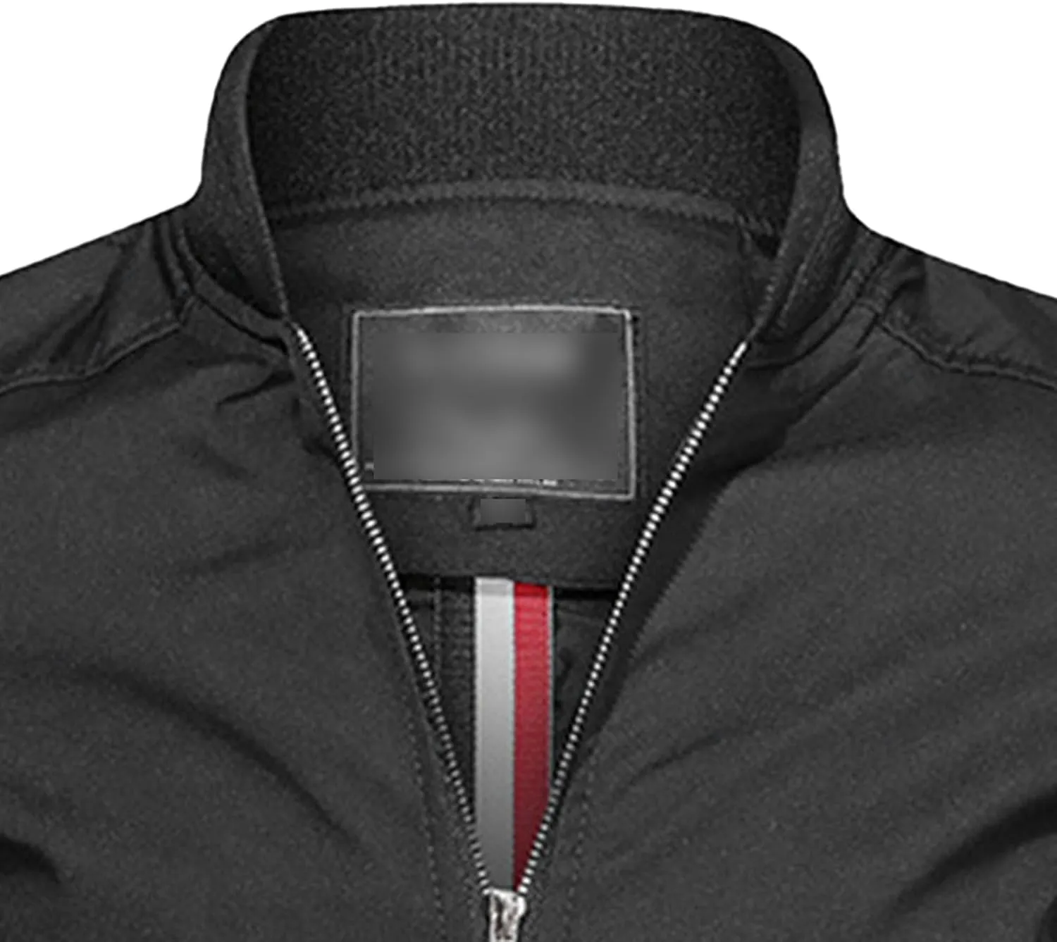 Men's Lightweight Baseball Bomber Jacket Full Zip Stand Collar Varsity Jackets Windproof Outdoor Windbreaker