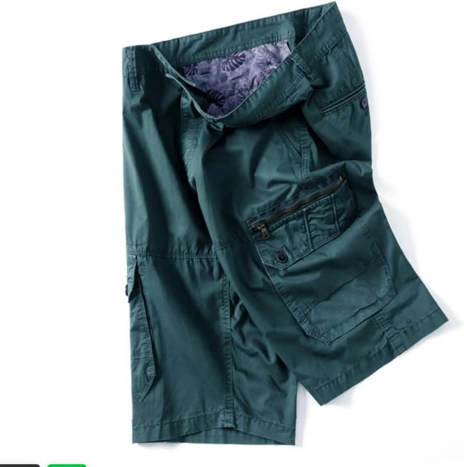Men's Loose Fit Cargo Shorts with Multi Pockets Outdoor Plus Size Casual Summer Short Pants for Hiking Camping Travel