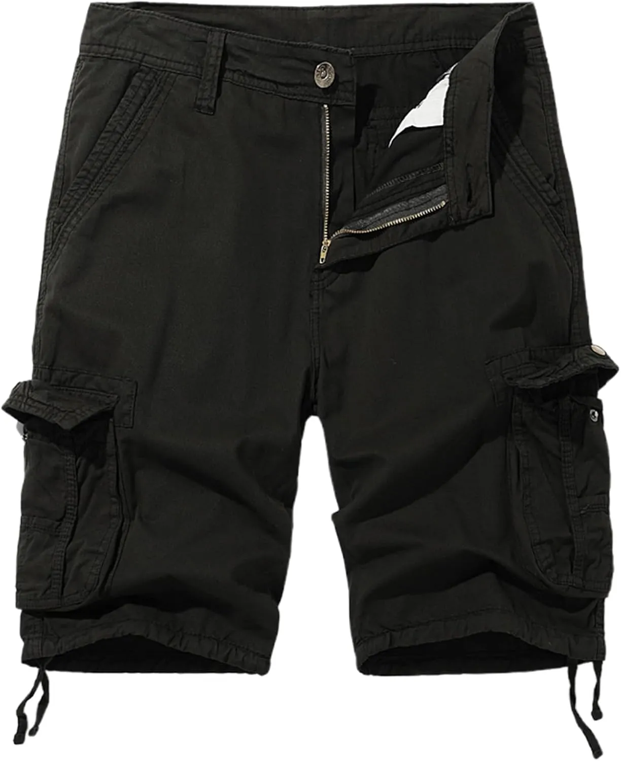 Men's Loose Fit Cargo Shorts with Multi Pockets Outdoor Plus Size Casual Summer Short Pants for Hiking Camping Travel