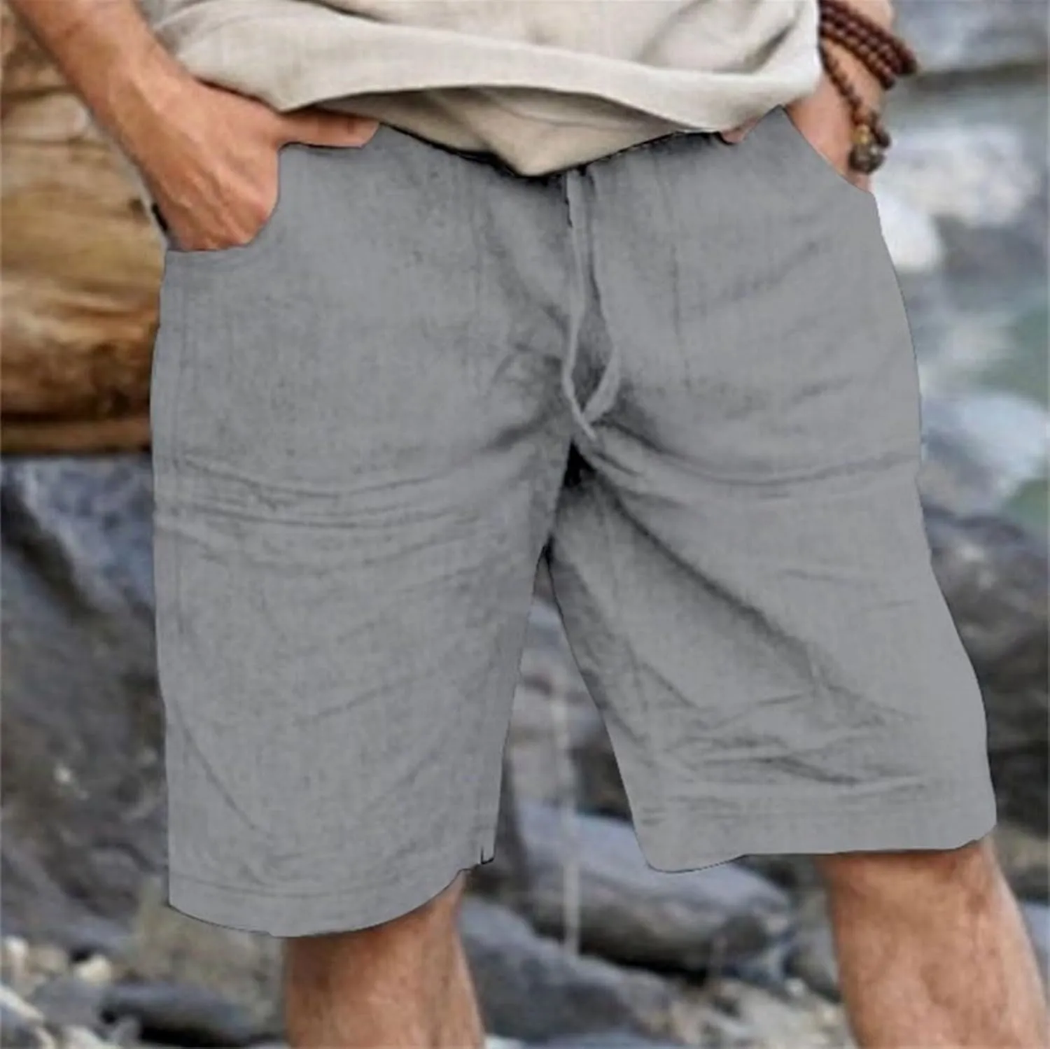 Mens Lounge Shorts Quick Dry Loose Fit Comfortable and Lightweight High Waisted Shorts 2025 Summer