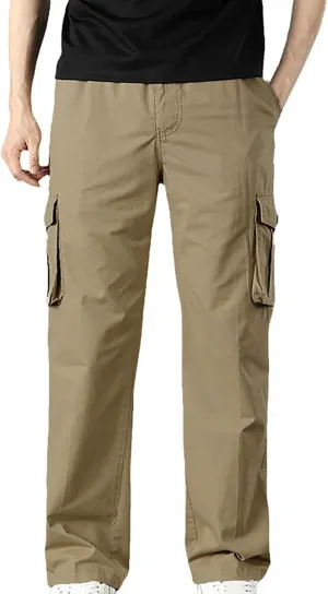 Men's Outdoor Comfort Flex Cargo Pant Breathable Work Pants for Men Dark Grey Baggy Pants Flex Relaxed fit Cargo