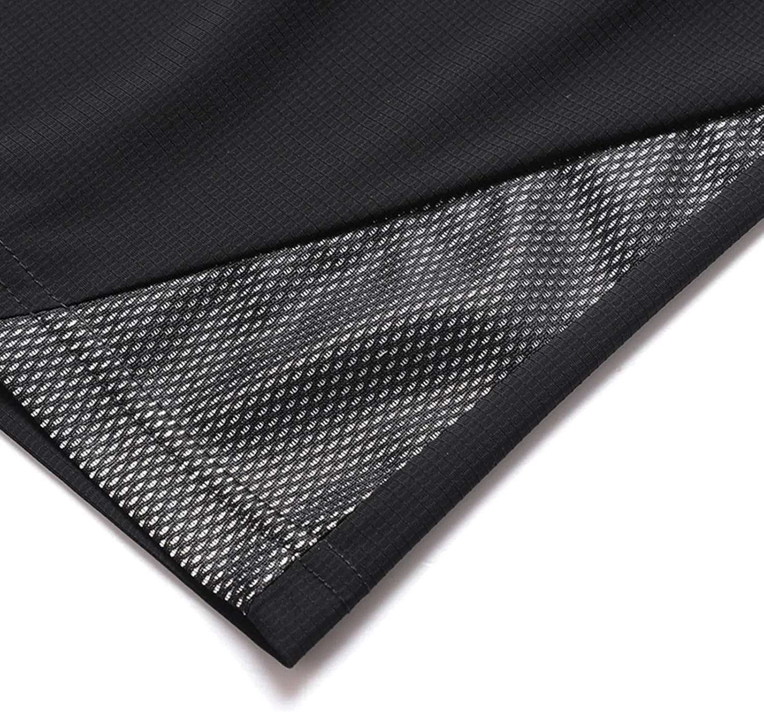 Men's Quick Dry Shorts Casual Solid Drawsting Elastic Waisted Mesh Running Short Pants with Pockets