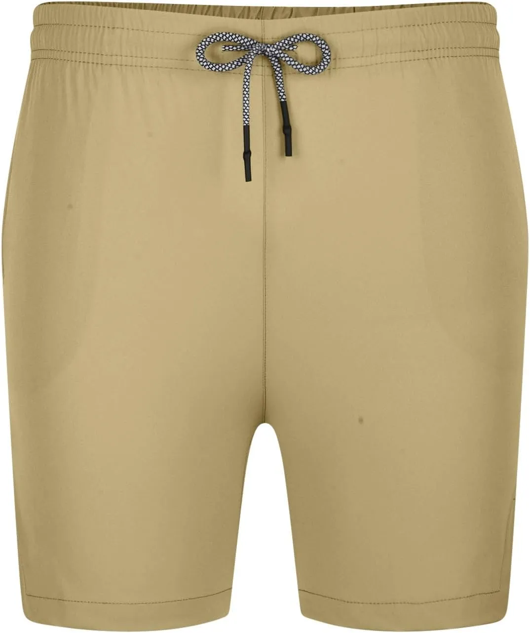 Men's Running Athletic Shorts 7" Gym Workout Lightweight Elastic Waist Quick Dry Shorts Side Slit Sweat Shorts with Pockets