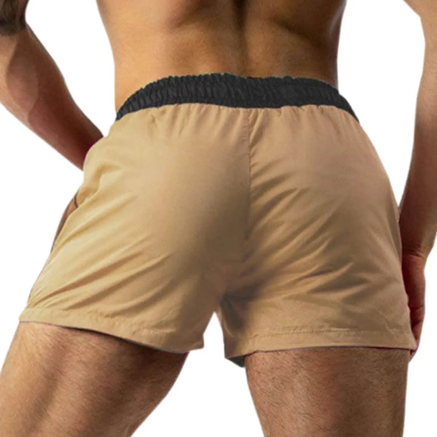 Men's Running Shorts 3 Inch Quick Dry Gym Workout Athletic Jogging Shorts Lightweight Stretch Elastic Waist Sweat Shorts