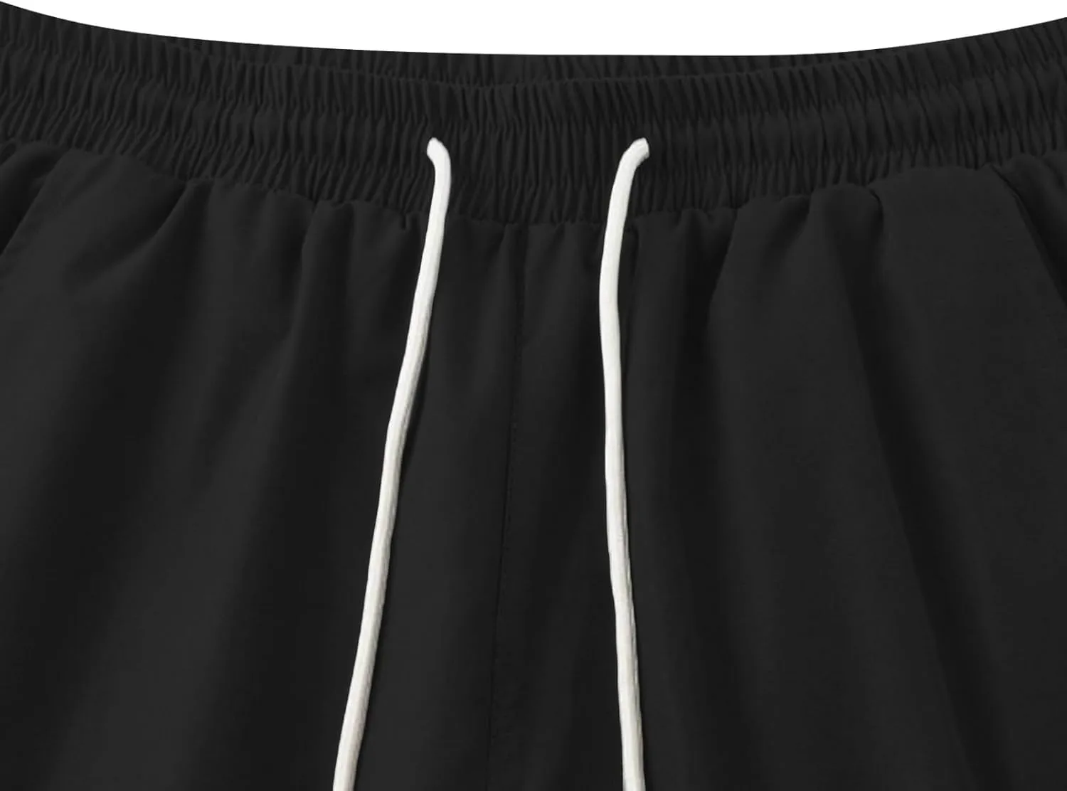 Mens Shorts Casual Loose Fit Cool Summer Outdoor Camp SweatShorts Fashion Drawstring Straight Shorts Leg with Pocket