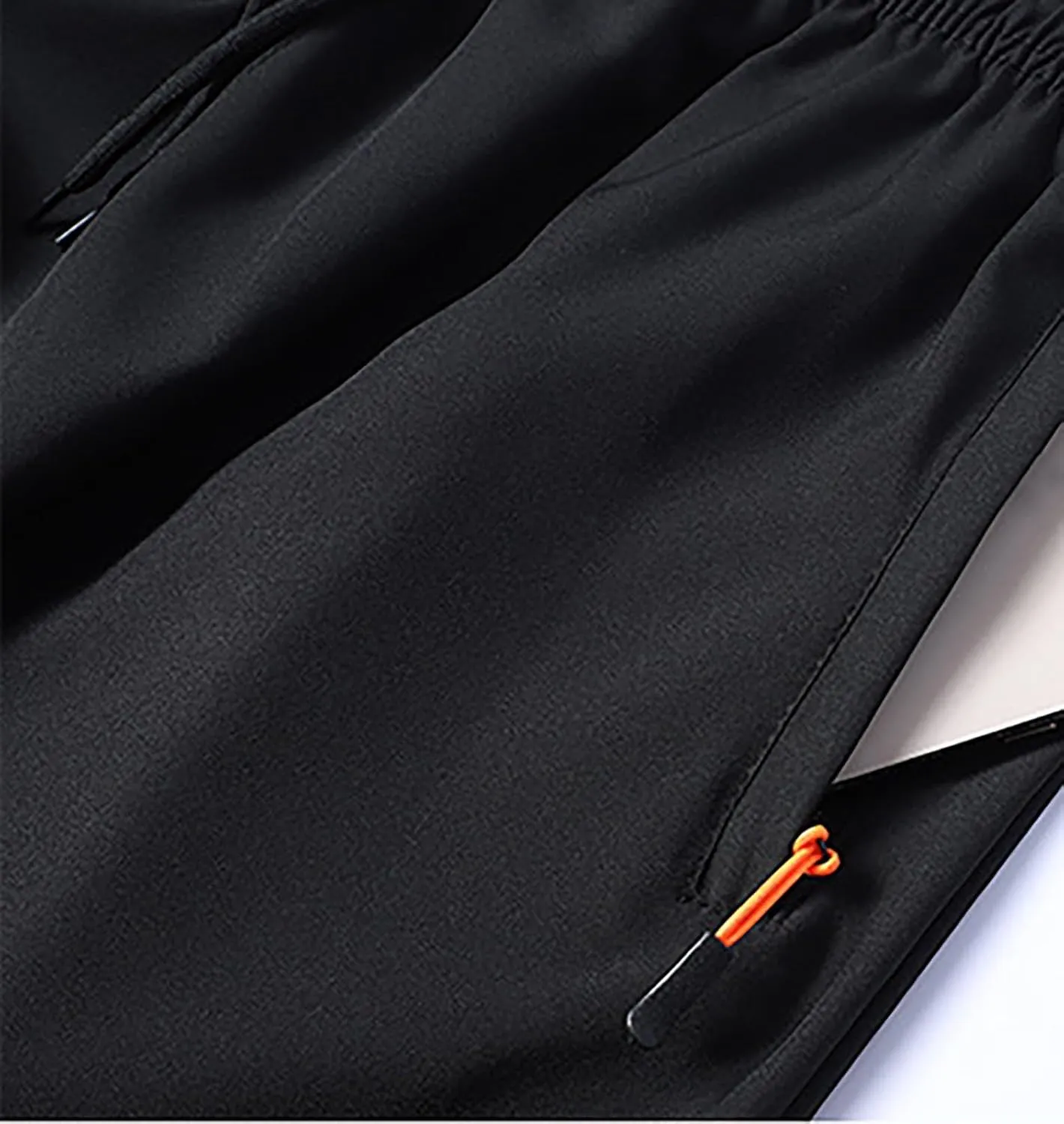 Men's Shorts Casual Straight Leg Casual Loose Fit Outdoor Lightweight Shorts Relaxed Beach Summer Zipper High Waisted Shorts