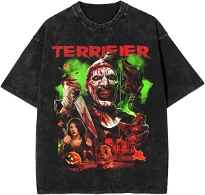 Men's Streetwear Oversized Vintage T-Shirt Short-Sleeve Adult Teens