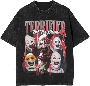 Men's Streetwear Oversized Vintage T-Shirt Short-Sleeve Adult Teens