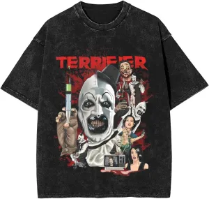 Men's Streetwear Oversized Vintage T-Shirt Short-Sleeve Adult Teens