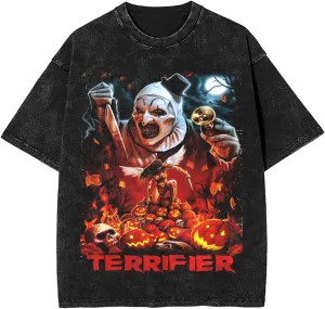 Men's Streetwear Oversized Vintage T-Shirt Short-Sleeve Adult Teens