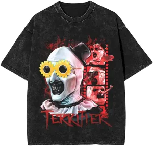 Men's Streetwear Oversized Vintage T-Shirt Short-Sleeve Adult Teens