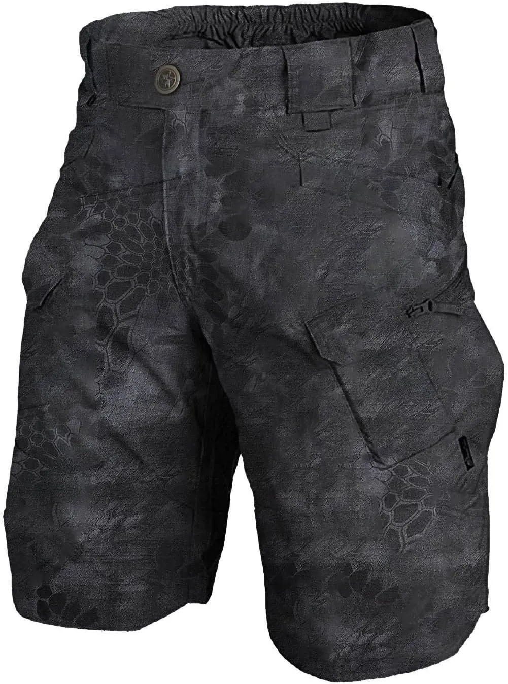 Men's Stretch Cargo Casual Elastic Waist Drawstring Lightweight Shorts Relaxed Summer Short with Multi Pockets
