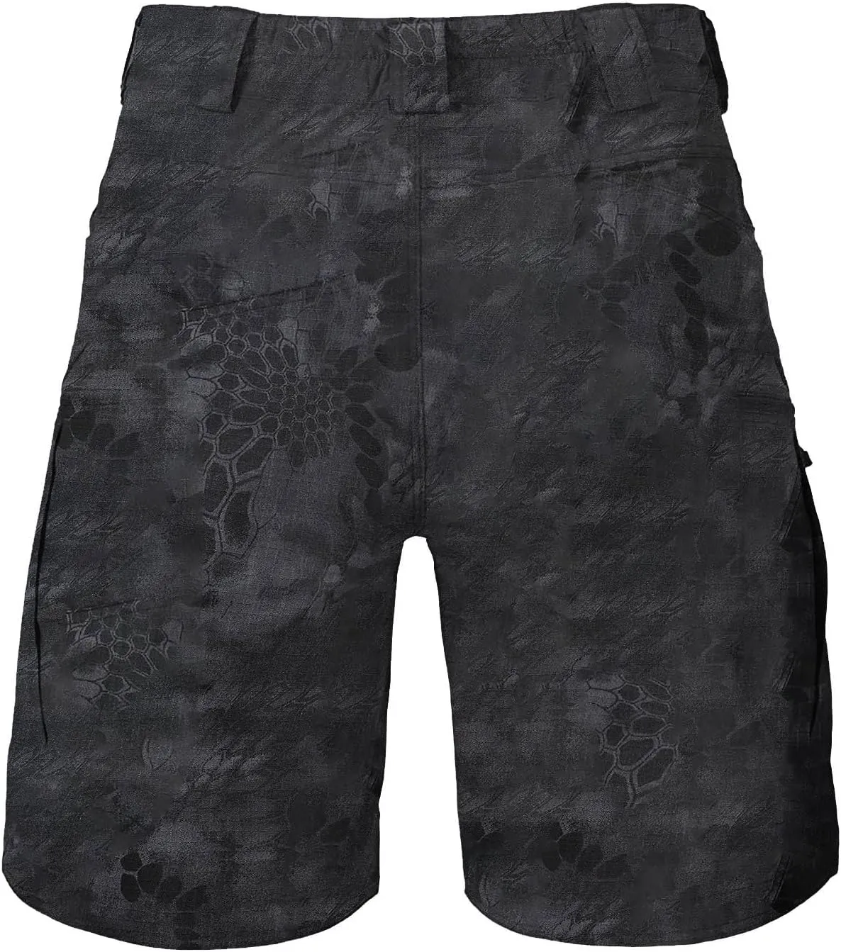 Men's Stretch Cargo Casual Elastic Waist Drawstring Lightweight Shorts Relaxed Summer Short with Multi Pockets