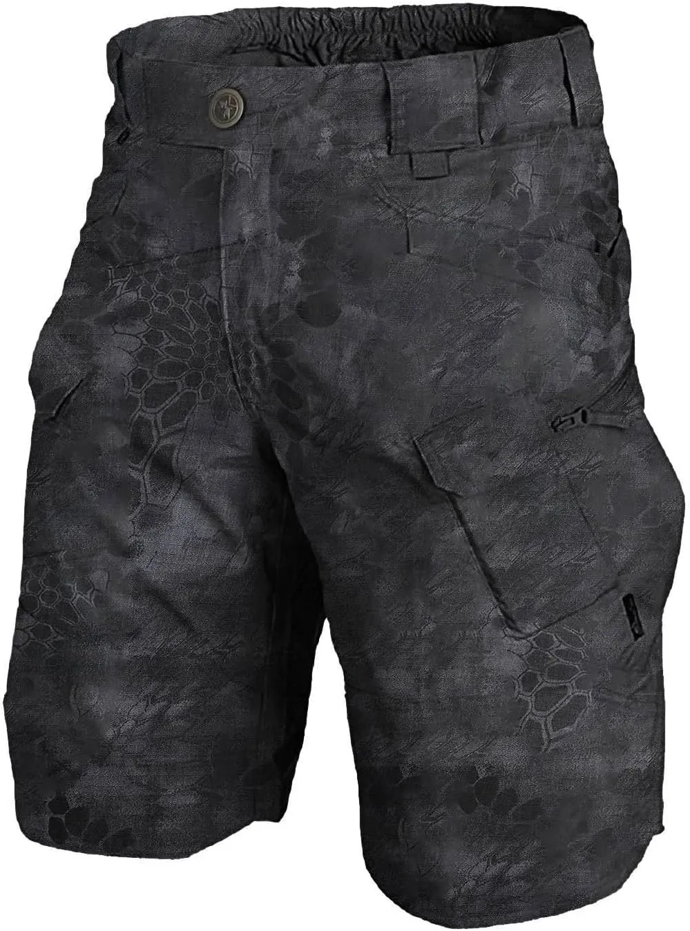 Men's Stretch Cargo Casual Elastic Waist Drawstring Lightweight Shorts Relaxed Summer Short with Multi Pockets