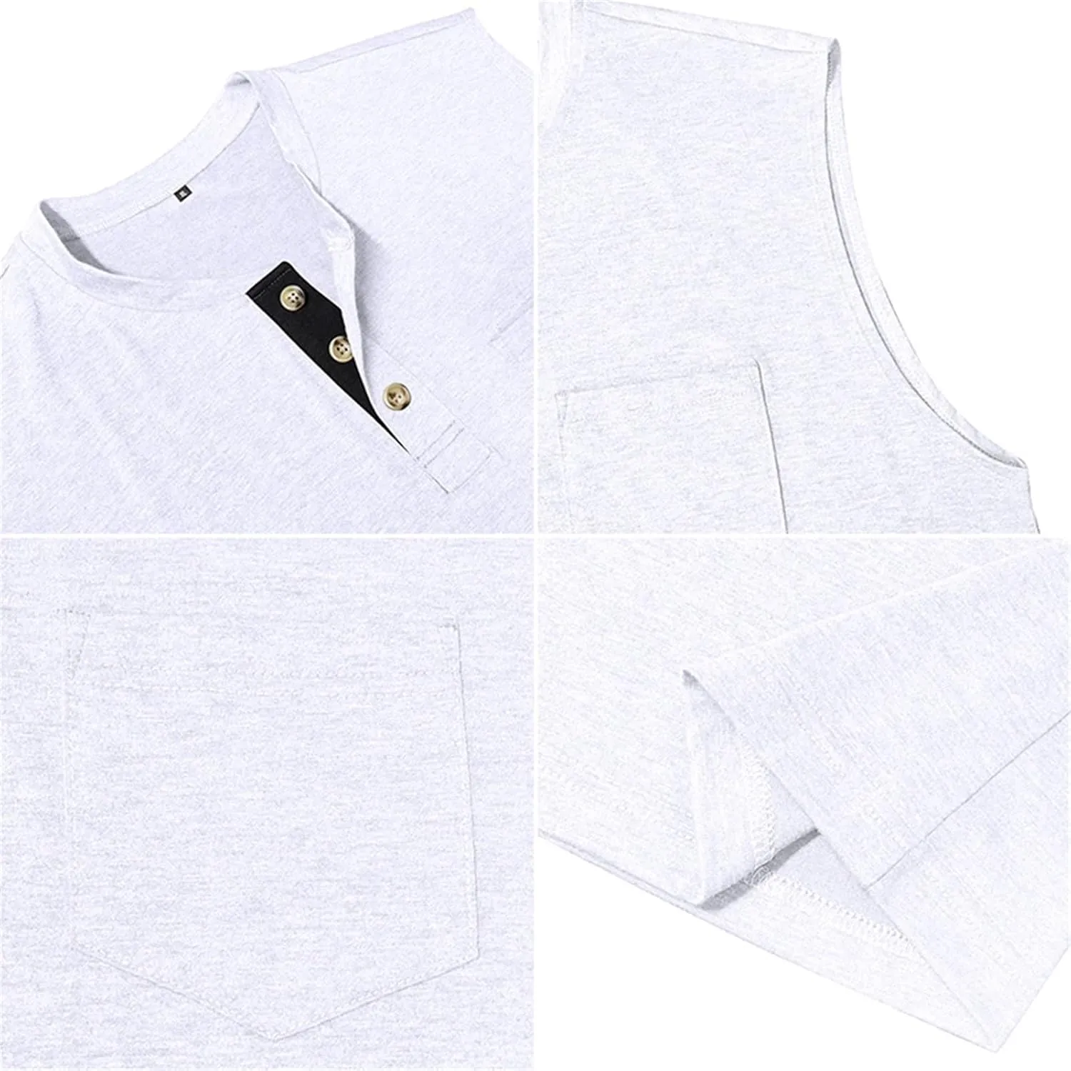 Mens Tank Tops Quick Dry Bodybuilding Gym Workout Muscle Cut Off Shirt Vests Athletic Fitness Sleeveless Henley Shirts