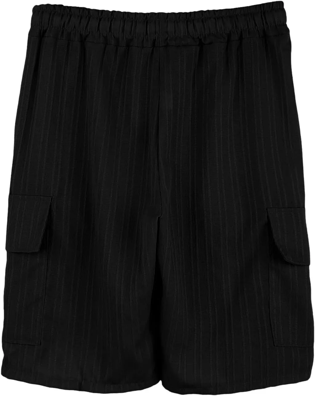 Mens Workout Shorts Elastic Waist Comfy Cargo Short Pants with Multiple Pockets Drawstring Flowy Casual Shorts