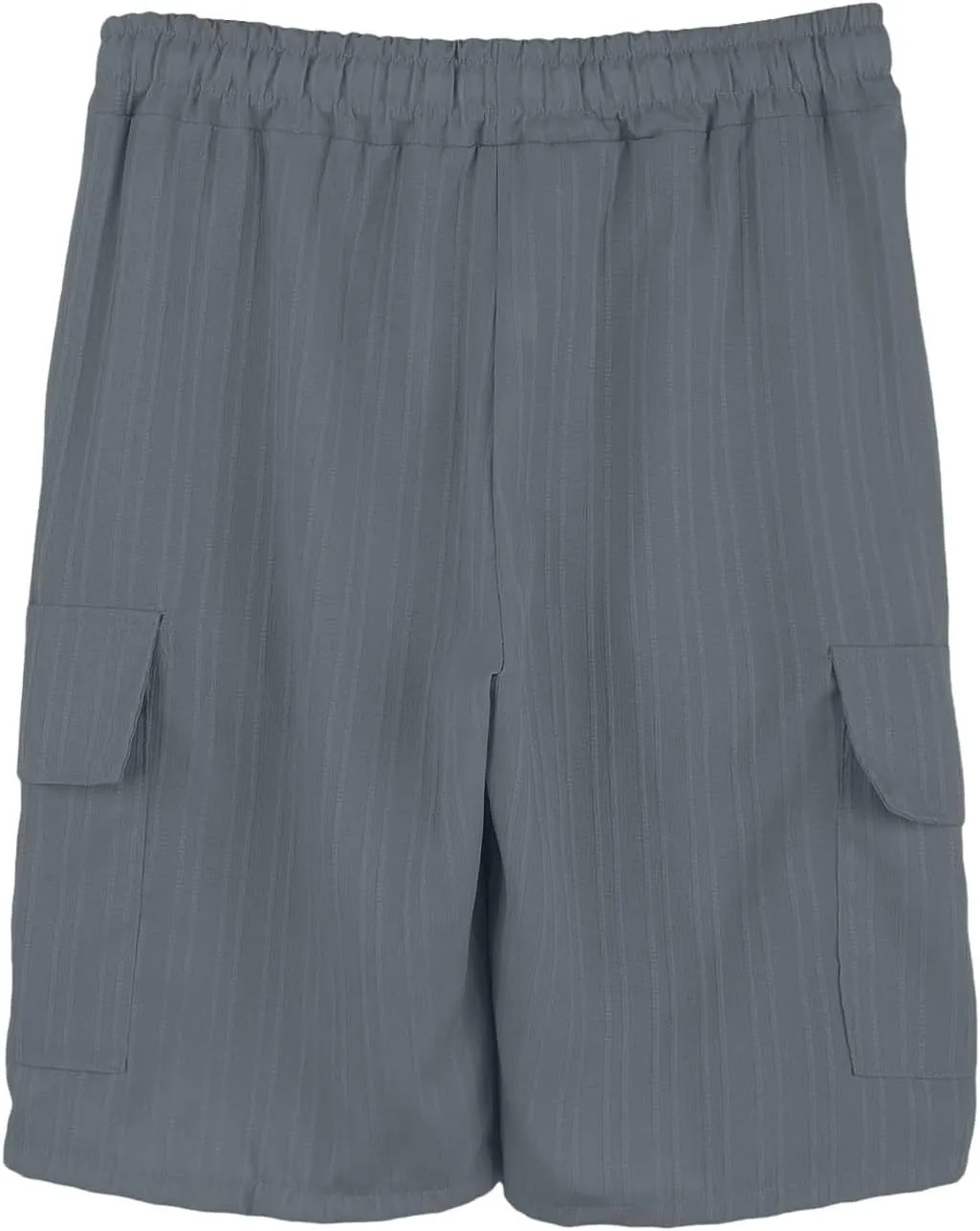 Mens Workout Shorts Elastic Waist Comfy Cargo Short Pants with Multiple Pockets Drawstring Flowy Casual Shorts