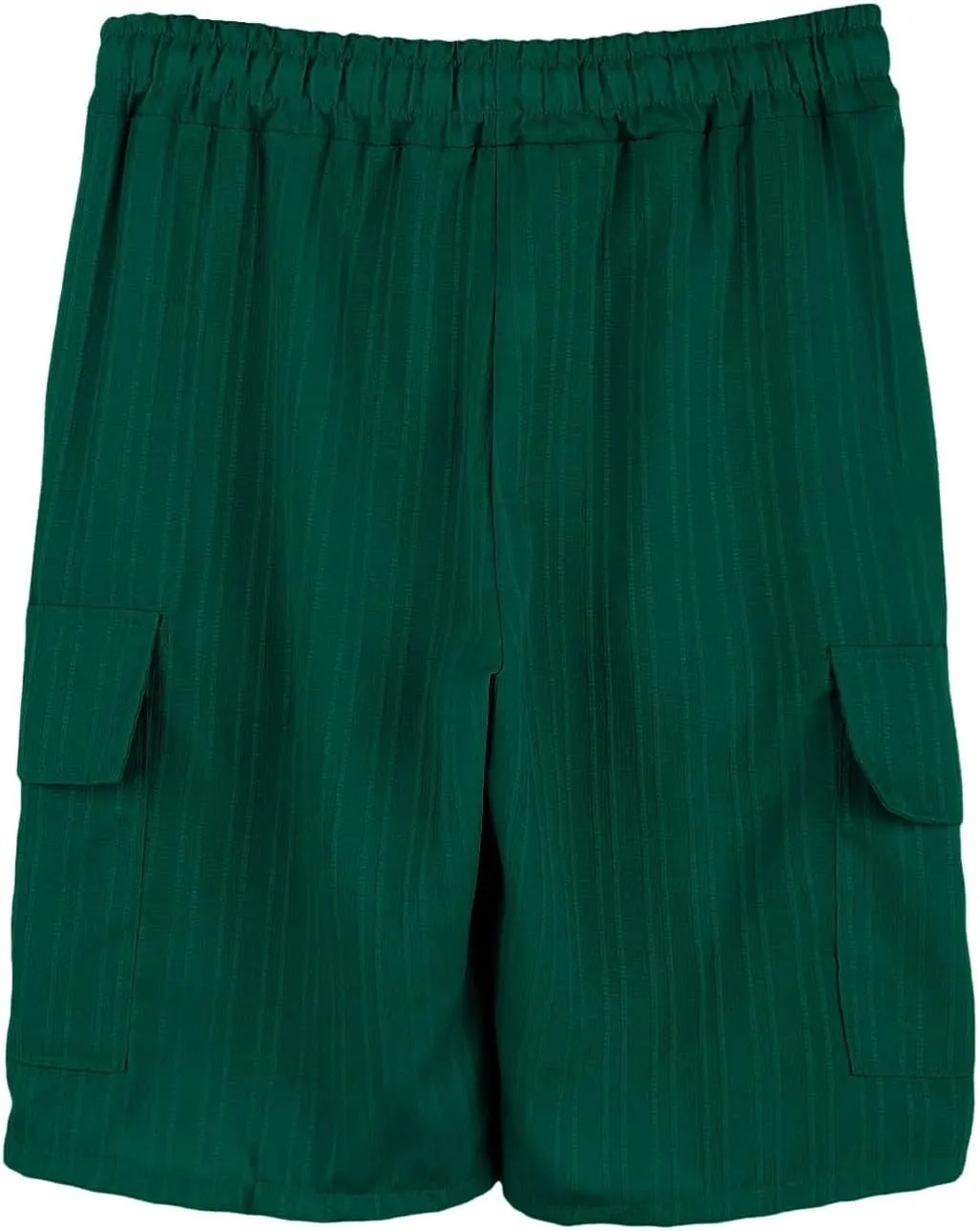 Mens Workout Shorts Elastic Waist Comfy Cargo Short Pants with Multiple Pockets Drawstring Flowy Casual Shorts