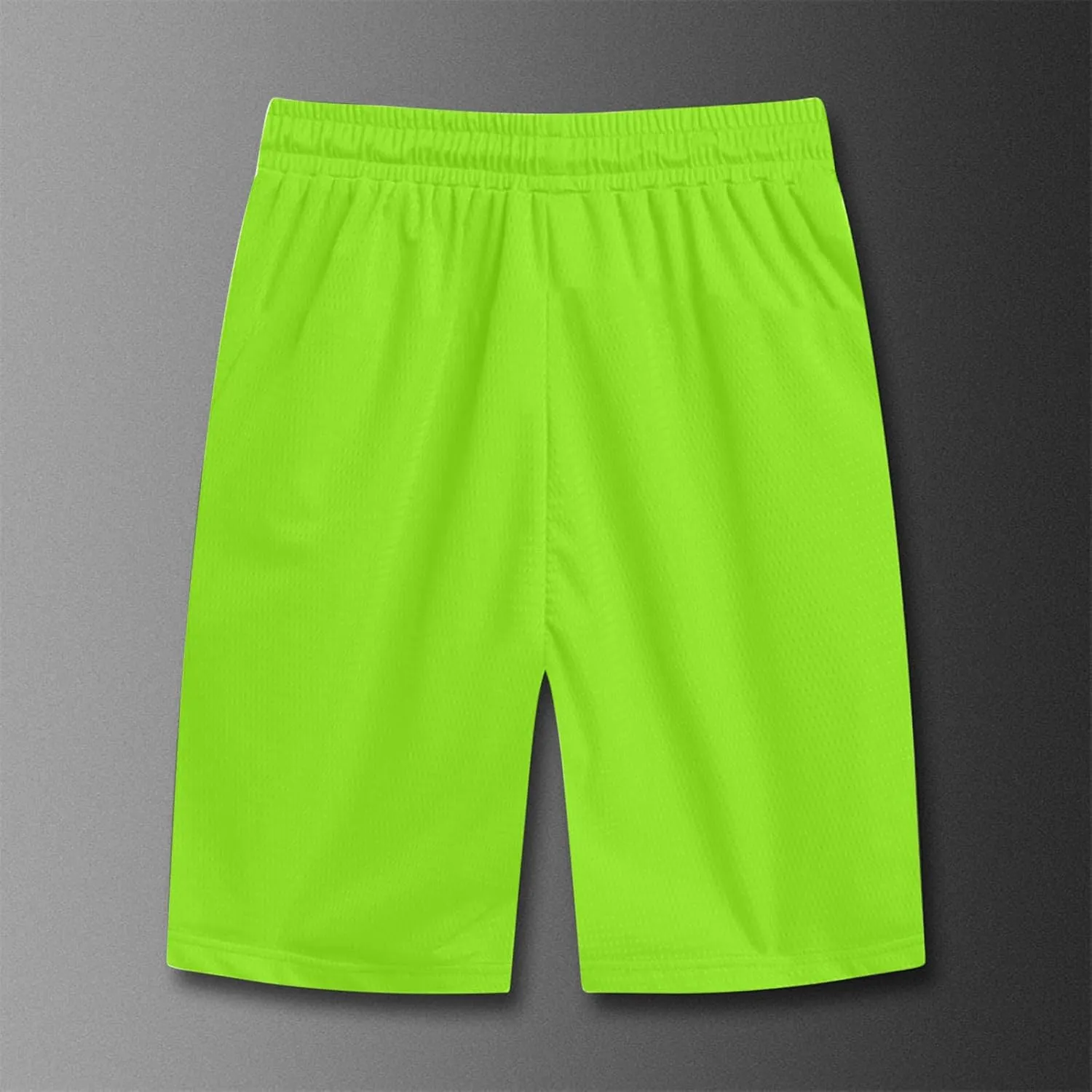 Mens Zip Pocket Shorts Mesh Fabric Quick Dry Drawstring Waistband Athletic Gym Running(Available in Plus Size)