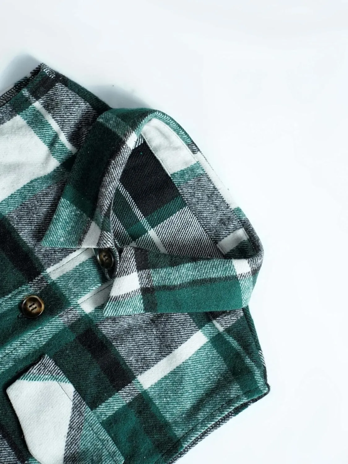 Mmoneyake Plaid Vest for Women Fall Button Down Shirt Jacket Sleeveless Shacket Lightweight Lapel Neck Coat Casual Outwear
